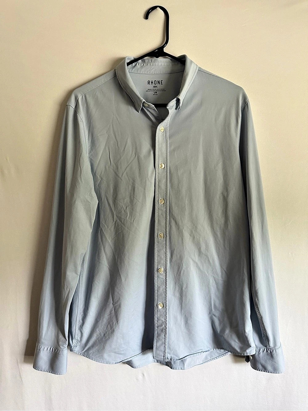 RHONE Commuter Shirt Men's Blue Button Down Shirt